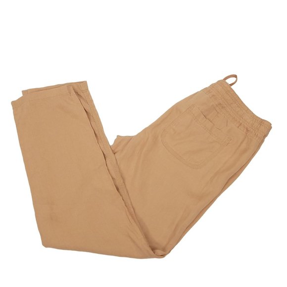 Ann Taylor Loft Linen Pants Womens Size 6 Elastic Waist Drawstring Lagenlook NEW - Picture 6 of 8